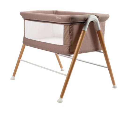 Детская кроватка с деревянным каркасом BabyGo Goodnight Beige (BGO-4362)