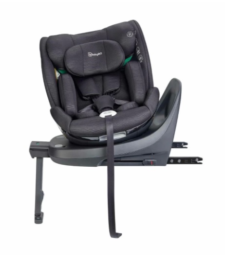 Scaun-auto-rotativ-cu-isofix-BabyGo-Prime-Black-40-150-cm