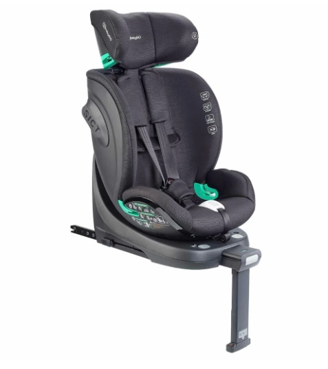 Scaun-auto-rotativ-cu-isofix-BabyGo-Prime-Black-40-150-cm
