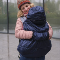 Слинго - накидка осень/зима для детей