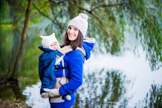 Слинго - накидка осень/зима для детей