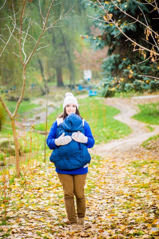 Слинго - накидка осень/зима для детей