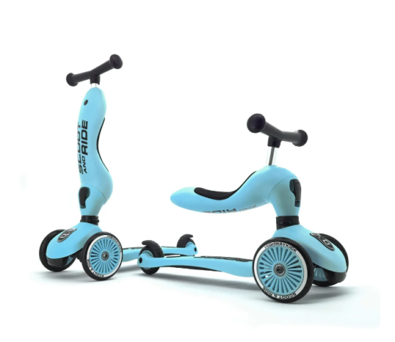 Trotinetă 2in1 Scoot & Ride HighwayKick 1 Blueberry 1-5 ani (96352)