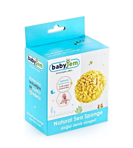 Burete natural pentru bebelusi BabyJem Sea Sponge