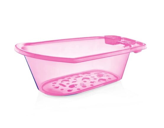 Прозрачная ванночка для малышей BabyJem Pink (001)