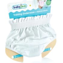 Chilotei impermeabili BabyJem marimea 2 Albi (12-14 kg)