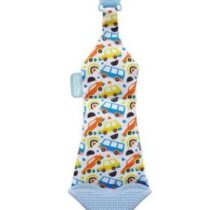 Cravata bebelusi cu accesoriu de dentitie BabyJem Albastra