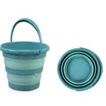 Galeata pliabila pentru baie BabyJem Turquoise