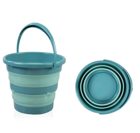 Galeata pliabila pentru baie BabyJem Turquoise (598)