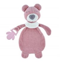 Jucarie de plus cu inel gingival BabyJem Sleeping Friend Roz