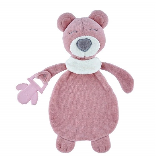 Jucarie de plus cu inel gingival BabyJem Sleeping Friend Roz (680)