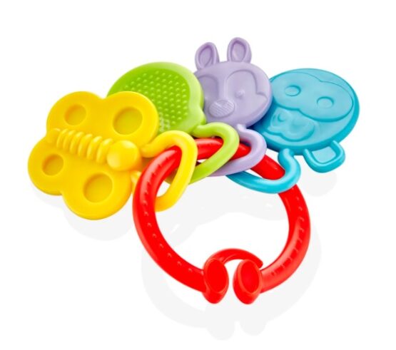 Игрушка для прорезывания зубов BabyJem Rattle Teether Красная (644)
