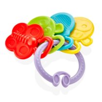 Jucarie dentitie BabyJem Rattle Teether Violet