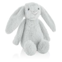 Jucarie din plus BabyJem The Bestie Bunny Gri, 30 cm