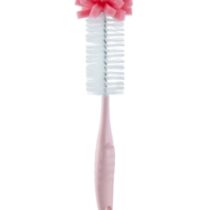 Perie de curatat biberoane BabyJem Roz