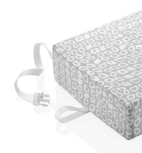 Pernuta inaltator pentru scaun de masa BabyJem Gri, 32x32 cm