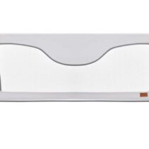 Protectie laterala pentru patut BabyJem Alba