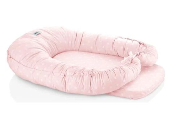 Бебинест 5 в 1 BabyJem Pink в горошек (525)