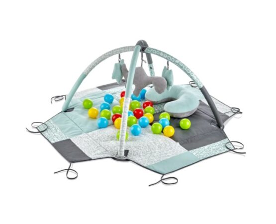 Salteluta de activitati cu bile BabyJem Menta (690)