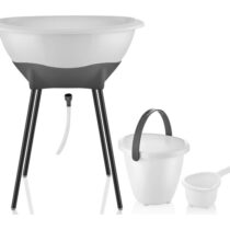 Set Cadita eleganta alba BabyJem