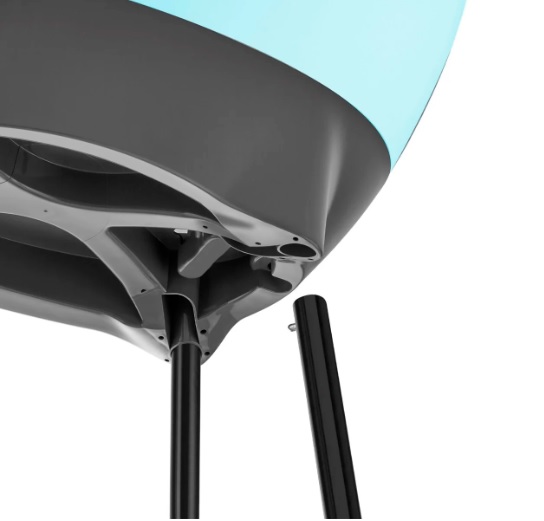 Set Cadita eleganta albastra BabyJem