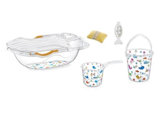 Set de baie BabyJem Alb cu 6 piese (540)
