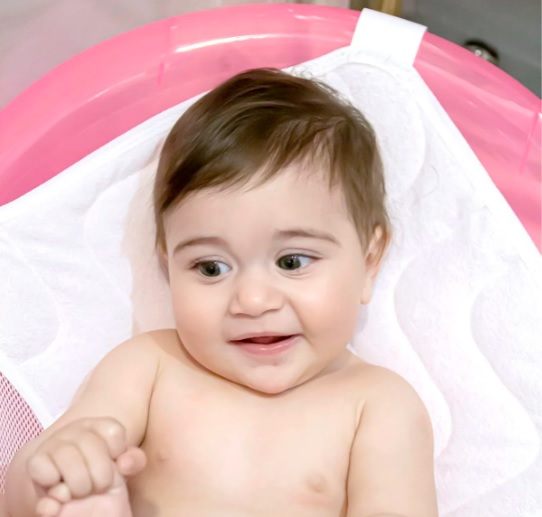 Set de baie BabyJem Roz cu 6 piese