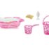 Set de baie BabyJem Roz cu 6 piese