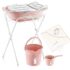 Set de baie complet pentru bebelusi cu 6 piese BabyJem Roz