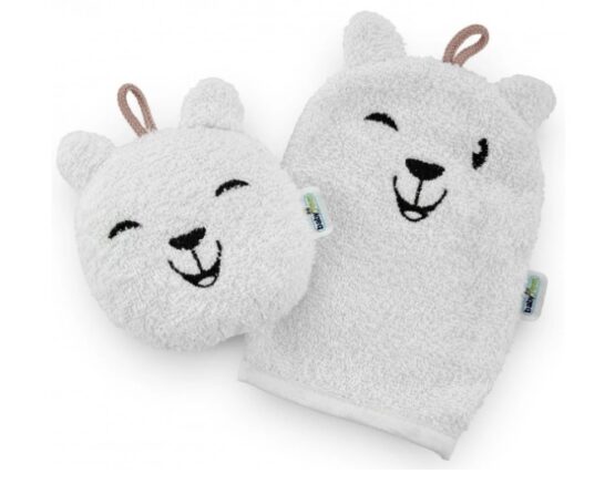 Набор перчаток и губки для купания BabyJem Медвежонок (782)