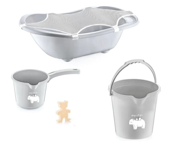 Набор для ванной BabyJem Grey, 5 предметов (439)