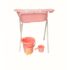 Set pentru baie BabyJem Roz, 5 piese