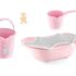 Set pentru baie BabyJem Roz, 5 piese