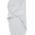 Sistem de infasare din bumbac BabyJem Swaddle Gri, 0-3 luni