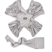 Sistem de purtare wrap elastic pentru bebelusi BabyJem Gri