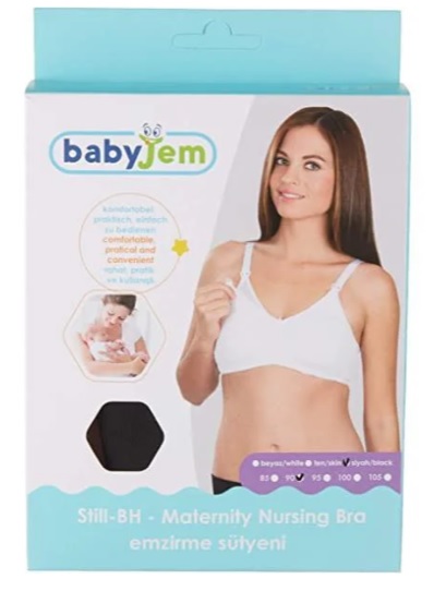 Sutien pentru alaptare BabyJem Alb, marimea 95