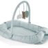 Babynest cu bara jucarii BabyJem Between parents Menta