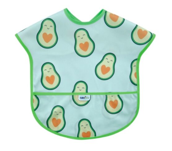 Нагрудник с карманом BabyJem Авокадо, 28×41 см (788)