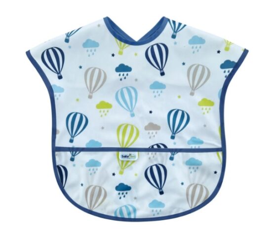 Baveta cu buzunar BabyJem Baloane, 28×41 cm (788)