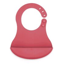 Baveta din silicon BabyJem Roz