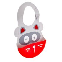 Baveta din silicon BabyJem Soft Gri