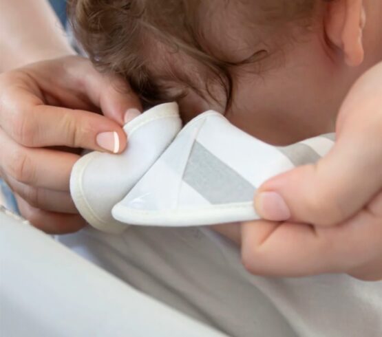 Baveta pentru copii BabyJem Gri