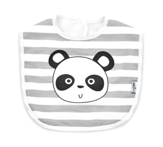 Baveta pentru copii BabyJem Gri (431)