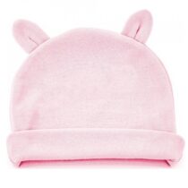 Caciulita pentru nou-nascuti cu urechiuse BabyJem Roz