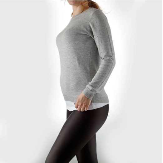 Centura abdominala post-natala reglabila BabyJem Bej, marimea L-XL