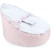 Fotoliu pentru bebelusi cu ham de siguranta BabyJem Roz