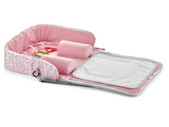 Многофункциональная сумка 3 в 1 BabyJem Розовая, 60×100 см (771)