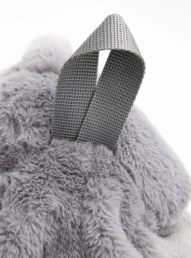 Ghiozdan din plus BabyJem Iepuras Gri