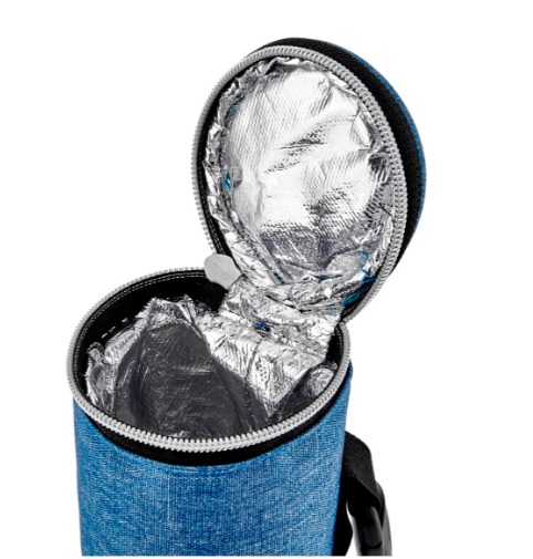 Husa termoizolanta pentru biberon BabyJem Albastra