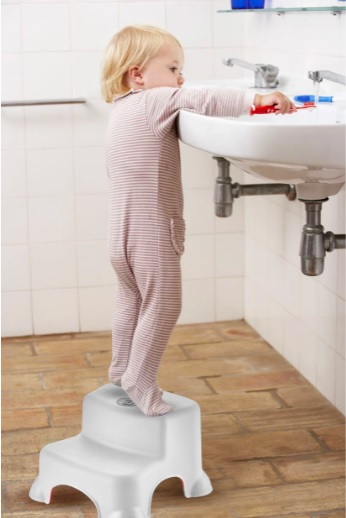 Inaltator cu doua trepte BabyJem Step Stool Gri